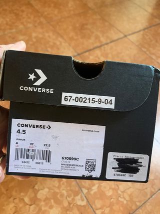 Converse Chuck Taylor All Star (talla 37) de segunda mano por 60 EUR en  Palma de Mallorca en WALLAPOP