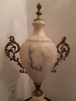 Lámpara de alabastro antigua