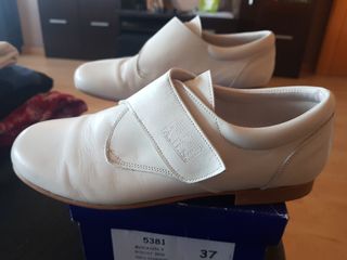 zapato beig niño comunion o ceremonia