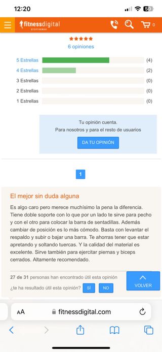 Banco pesas BH con barra olímpica y pesas
