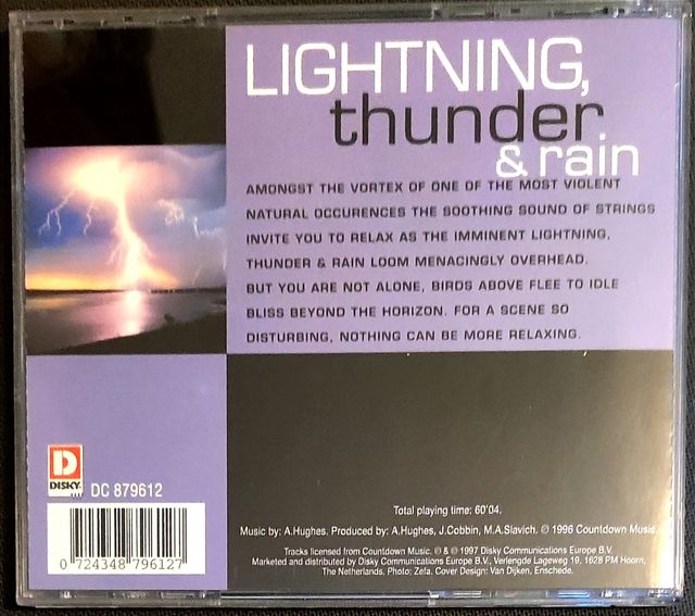 LIGHTNING, THUNDER & RAIN