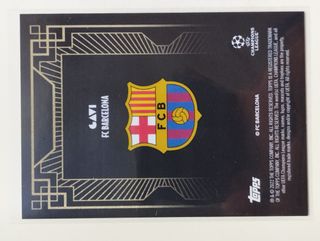 Topps Deco cromo Gavi Barda Barcelona