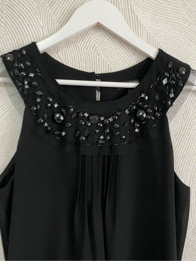 Vestido pedrería de Altamoda Talla XXL