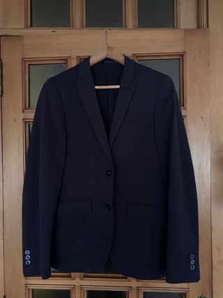 Traje azul marino 