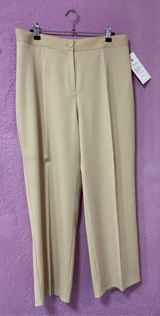 Pantalón de pinzas talla 46