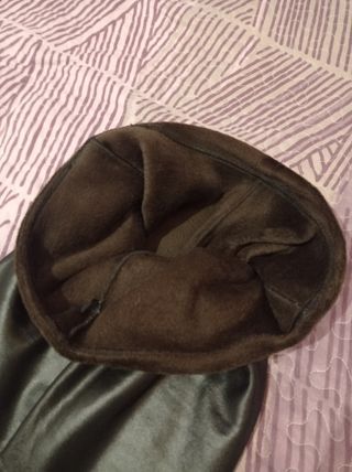 Pantalón cuero negro con forro 