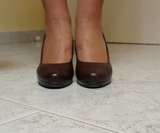 ZAPATOS DE PIEL MARRON DE ZENDRA BASIC