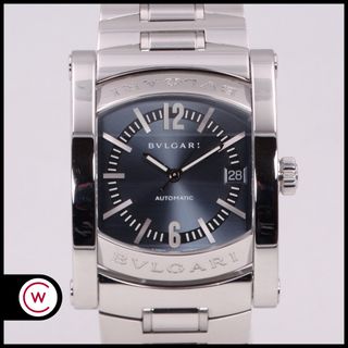 BVLGARI Assioma AA44S Brazalete & Piel FULL SET