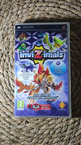 Invizimals PSP Juego + Manual + 2 tarjetas secreto