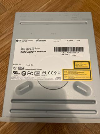 Reproductor grabador de dvd para pc LG