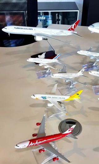 Maquetas avion diferentes compañias aereas