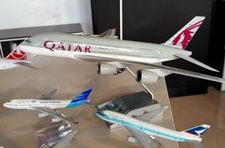 Maquetas avion diferentes compañias aereas