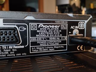 CD Pioneer DV-310 negro