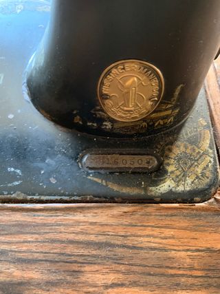 Maquina de coser Singer 1912