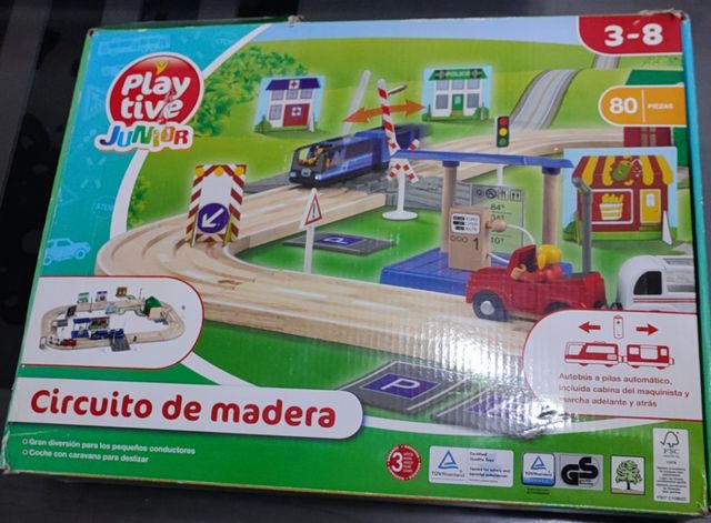 circuito de madera
