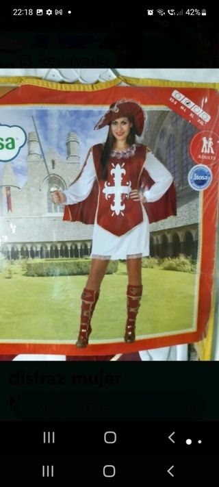 disfraz Mosquetera ML