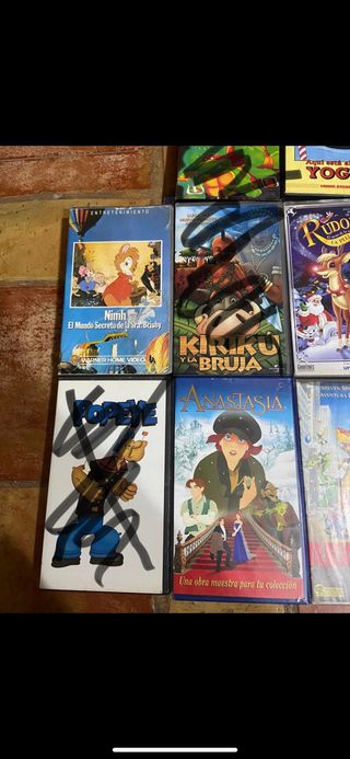 Peliculas VHS INfantiles