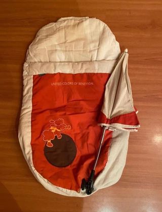 Saco y sombrilla carrito