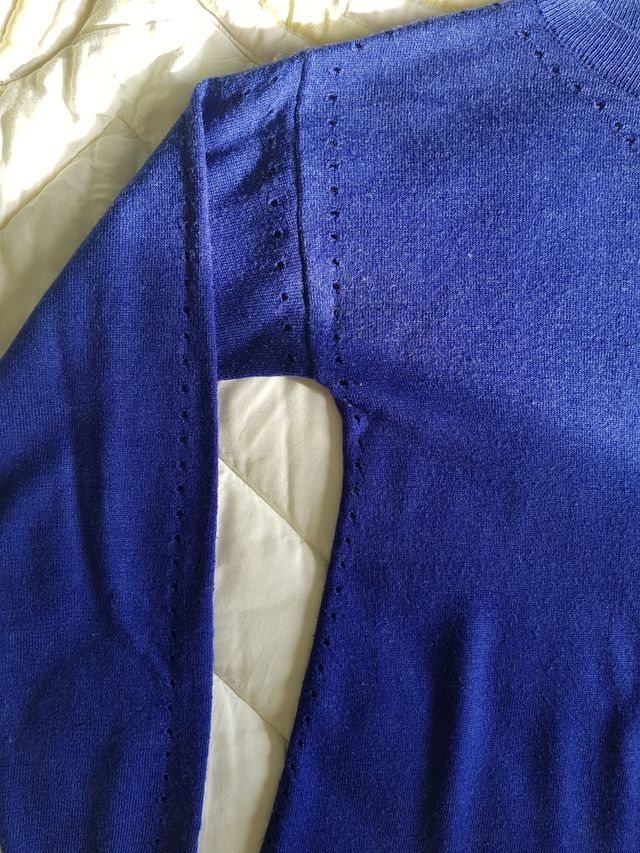 Maglioncino donna bluette lungo DMYA