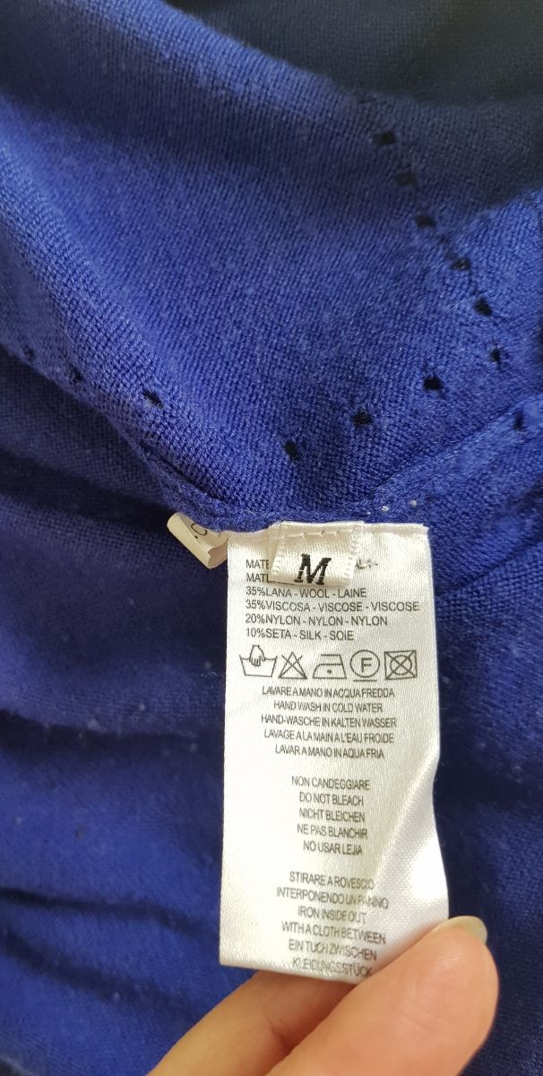 Maglioncino donna bluette lungo DMYA