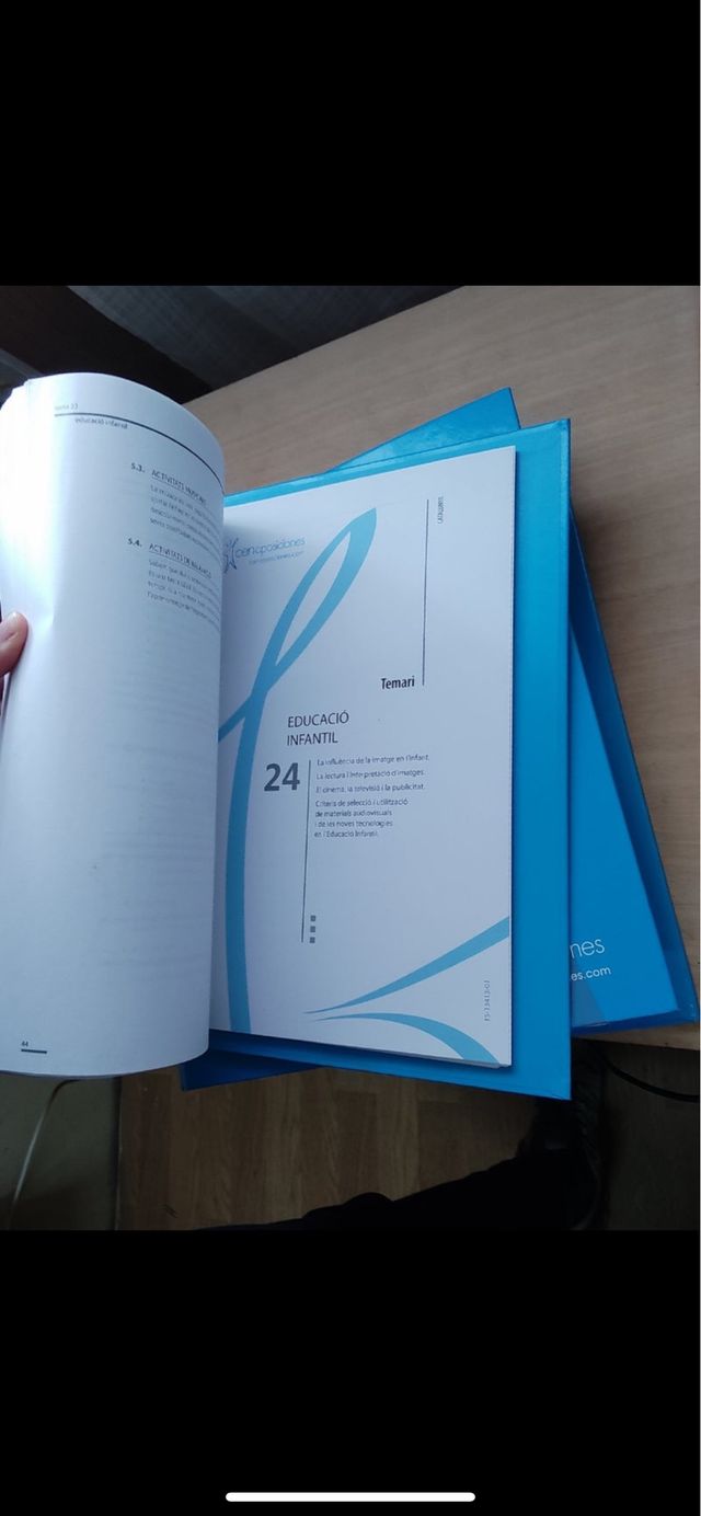 Temario oposiciones.