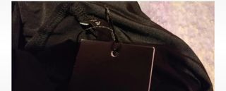 Vestido largo negro cut out 40