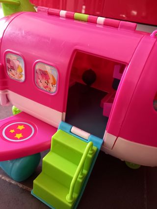 Avión Pin y Pon con accesorios