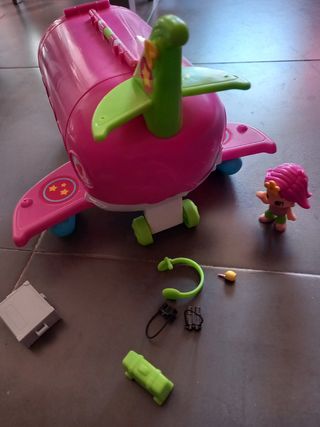 Avión Pin y Pon con accesorios
