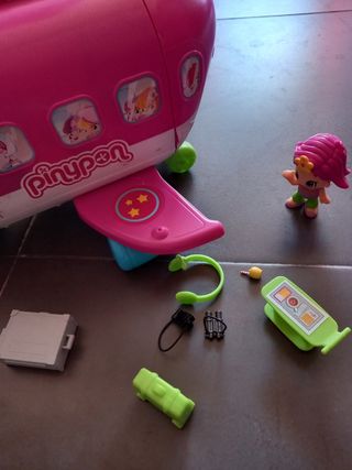 Avión Pin y Pon con accesorios