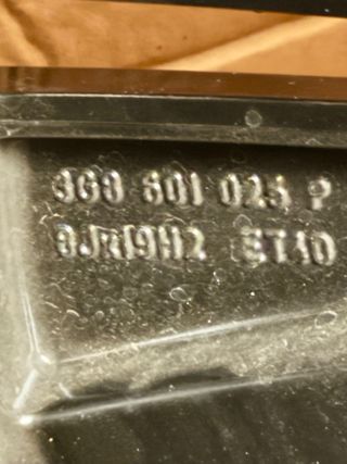 llanta original 19" Volkswagen modelo Montevideo