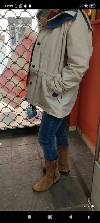 chaqueta Alpha storm 2 en 1 gabardina y polar 