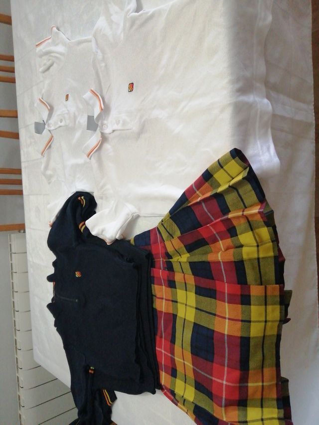 uniformes alborada jersey 10 euros, falda 15