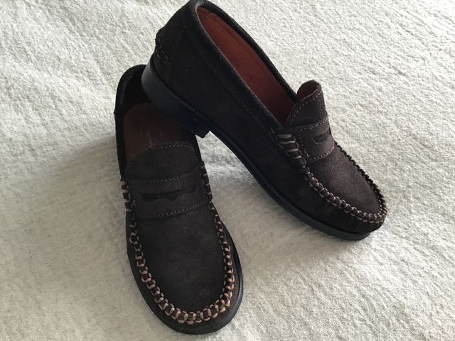 MOCASINES NIÑO ANTE MARRÓN