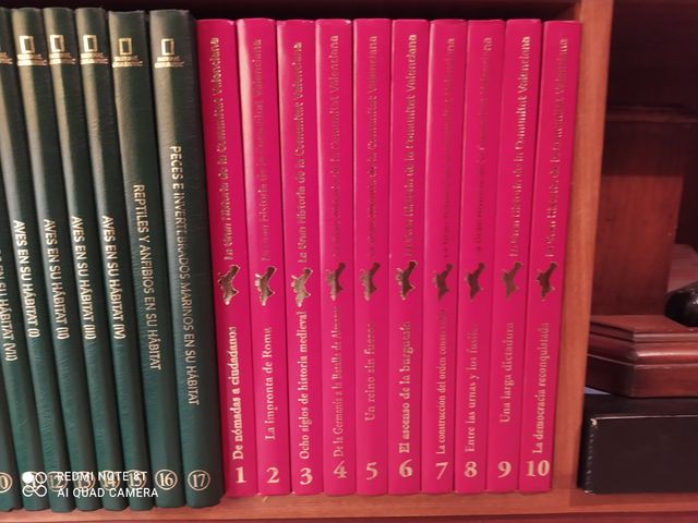 Enciclopedias, libros de consulta.