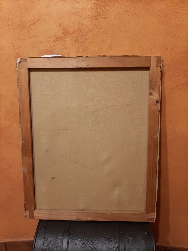 2 Cuadros pintados en lienzo