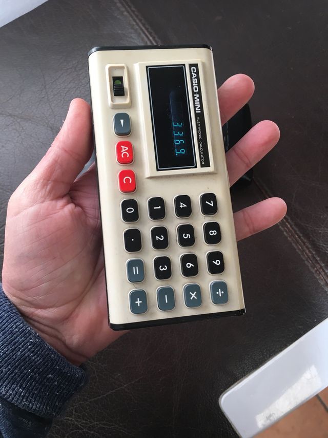 Calculadora retro CASIO