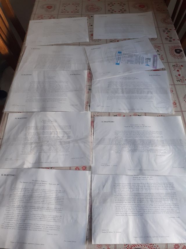 10 stampe di napoli vesuvio de il mattino