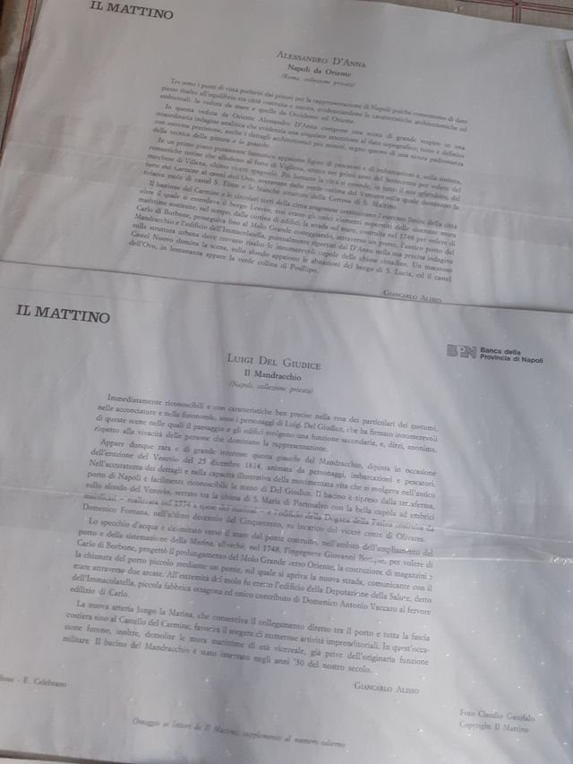 10 stampe di napoli vesuvio de il mattino