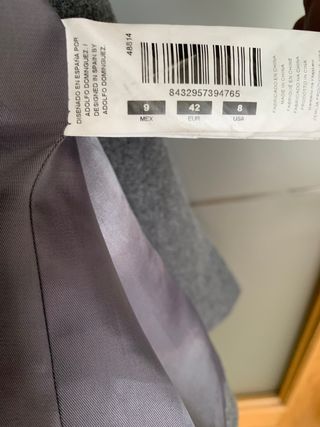 Abrigo Adolfo Domínguez