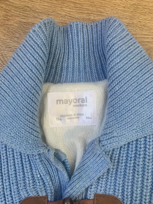 Chaqueta mayoral azul 12 meses