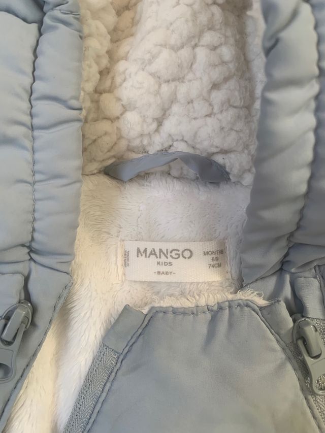 Saco bebe mango 6-9 meses