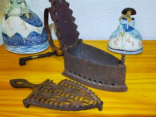 Plancha antigua de carbón