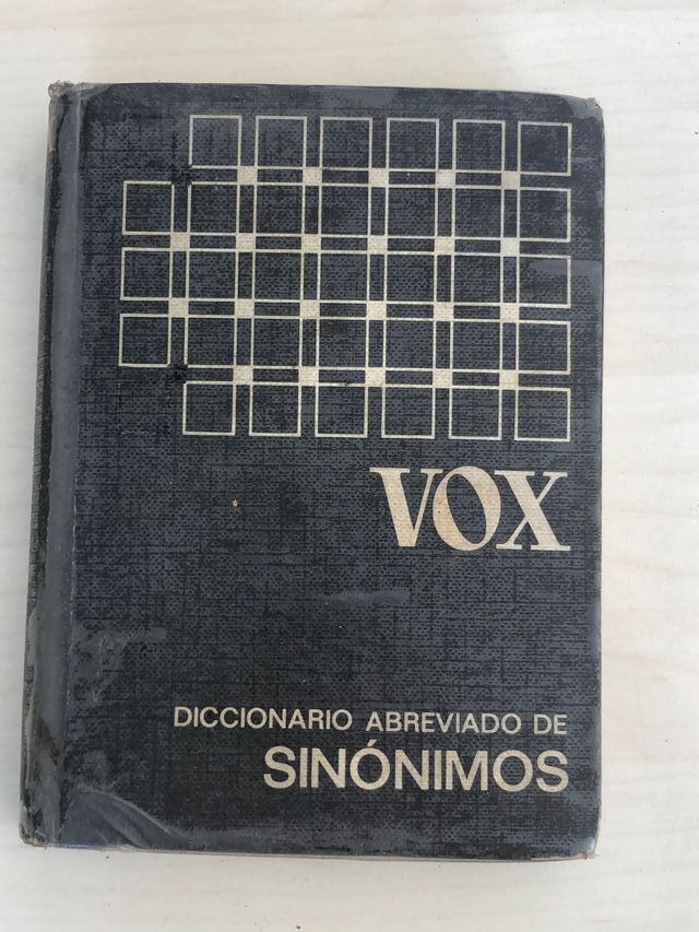 Diccionario de sinónimos abreviado VOX de 1972