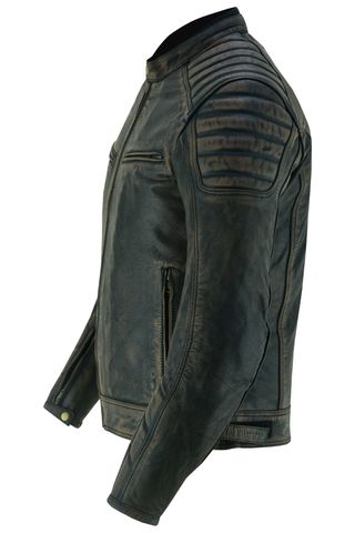 CHAQUETA PIEL MOTO