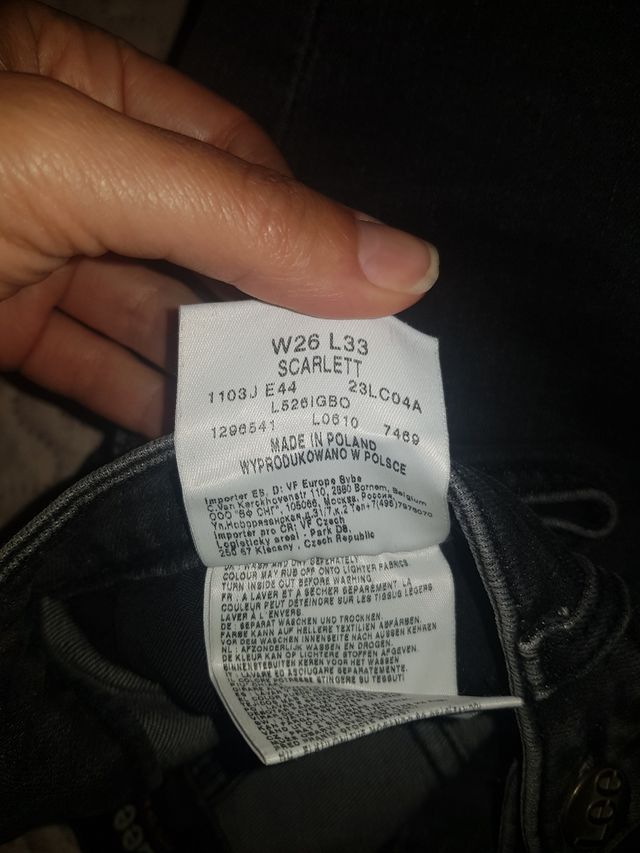 vaquero lee azul marino