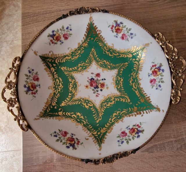 Plato porcelana francesa de Limoges