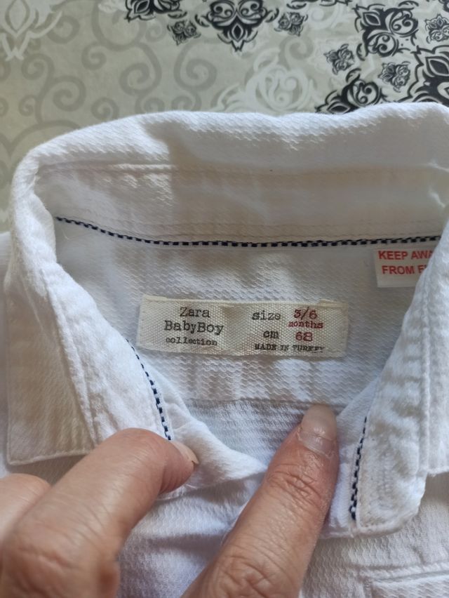 camisa bebe de vestir