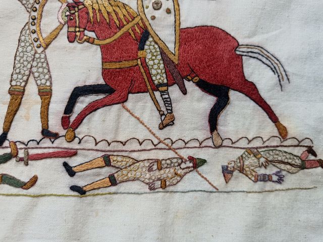 Bordado a mano (artesania) para enmarcar