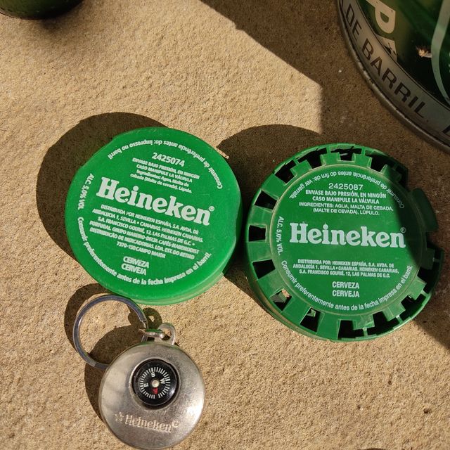  Lote productos cerveza Heineken Cubeta 