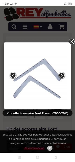 Ford Transit derivabrisas furgoneta